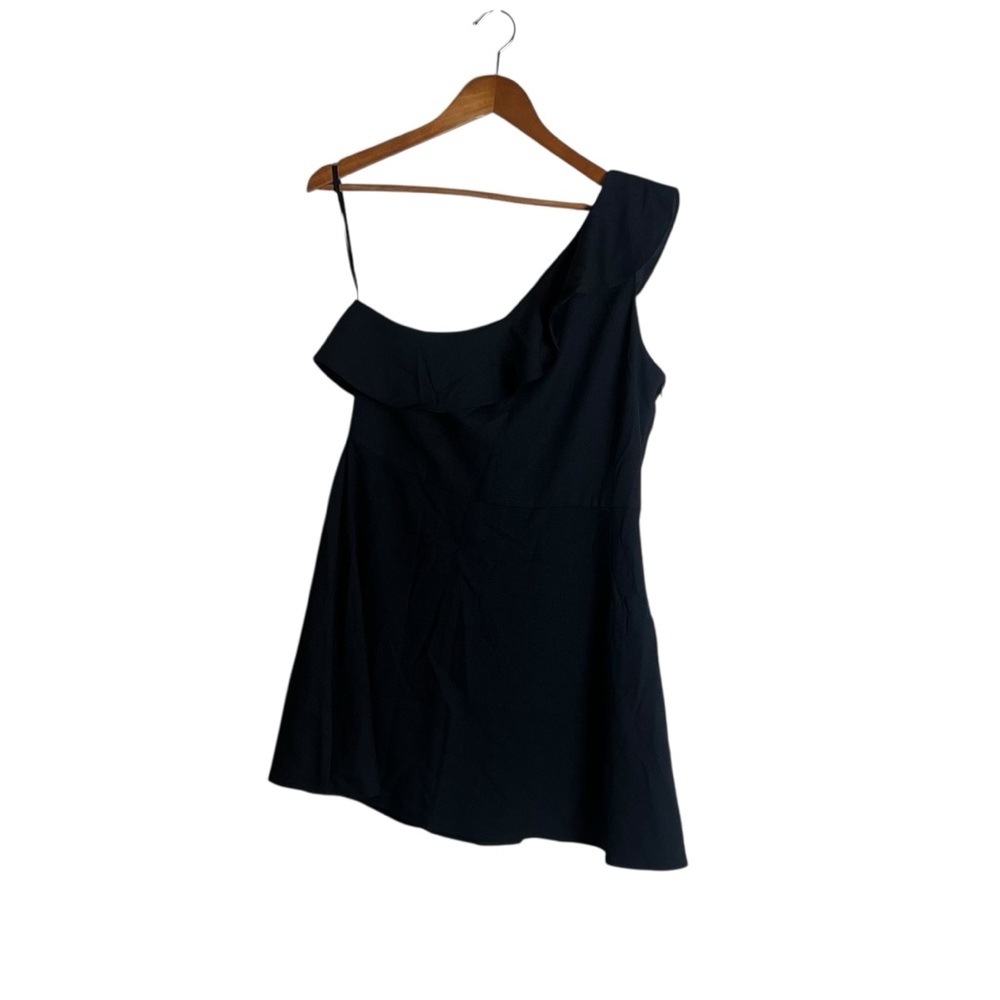NWT! Banana republic black one shoulder mini dress